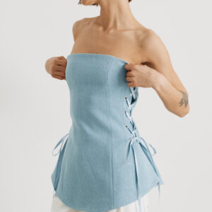 Корсет Female Soul - S, Деним меланж